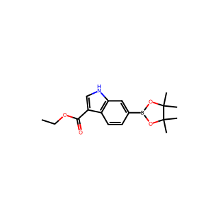 Ethyl 6-(4,4,5,5-tetramethyl-1,3,2-dioxaborolan-2-yl)-1H-indole-3-carboxylate