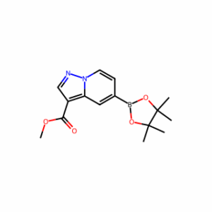 Methyl 5-(4,4,5,5-tetramethyl-1,3,2-dioxaborolan-2-yl)pyrazolo[1,5-a]pyridine-3-carboxylate
