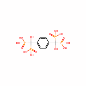 (1,4-Phenylenebis(hydroxymethanetriyl))tetrakis(phosphonic acid)