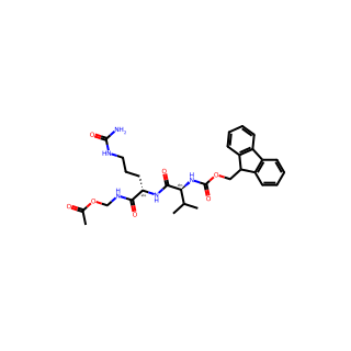 (5S,8S)-1-(9H-Fluoren-9-yl)-5-isopropyl-3,6,9-trioxo-8-(3-ureidopropyl)-2-oxa-4,7,10-triazaundecan-11-yl acetate