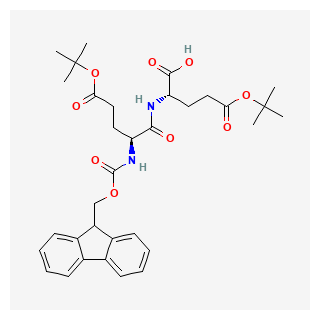 (S)-2-((S)-2-((((9H-Fluoren-9-yl)methoxy)carbonyl)amino)-5-(tert-butoxy)-5-oxopentanamido)-5-(tert-butoxy)-5-oxopentanoic acid