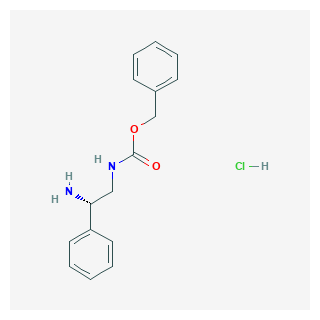 (S)-(2-Amino-2-phenyl-ethyl)-carbamic acid benzyl ester hydrochloride