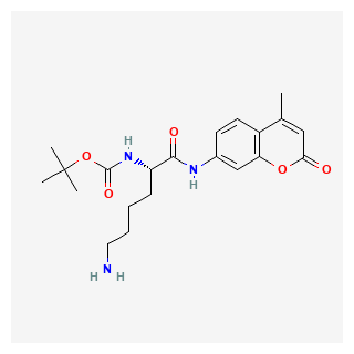 (S)-tert-Butyl (6-amino-1-((4-methyl-2-oxo-2H-chromen-7-yl)amino)-1-oxohexan-2-yl)carbamate