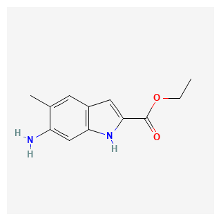 Ethyl 6-amino-5-methyl-1H-indole-2-carboxylate