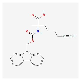 (S)-2-((((9H-Fluoren-9-yl)methoxy)carbonyl)amino)-2-methyloct-7-ynoic acid