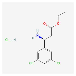 (S)-Ethyl 3-amino-3-(3,5-dichlorophenyl)propanoate hydrochloride