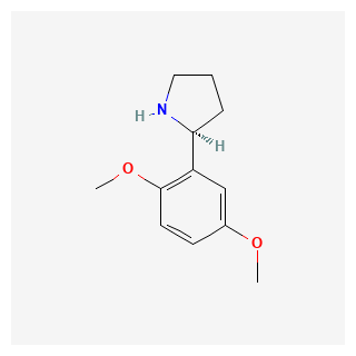 (s)-2-(2,5-Dimethoxyphenyl)pyrrolidine