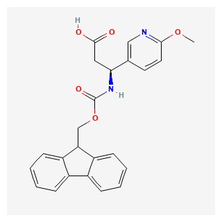 (S)-3-((((9H-Fluoren-9-yl)methoxy)carbonyl)amino)-3-(6-methoxypyridin-3-yl)propanoic acid