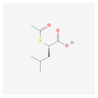(S)-2-(acetylthio)-4-methylpentanoic acid