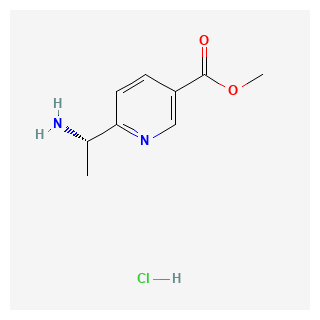 (S)-Methyl 6-(1-aminoethyl)nicotinate hydrochloride