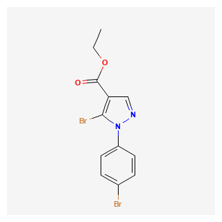 Ethyl 5-bromo-1-(4-bromophenyl)-1h-pyrazole-4-carboxylate