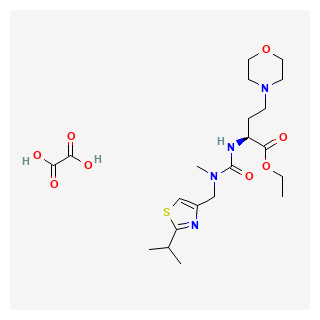 (S)-Ethyl 2-(3-((2-Isopropylthiazol-4-Yl)Methyl)-3-Methylureido)-4-Morpholinobutanoate Oxalate