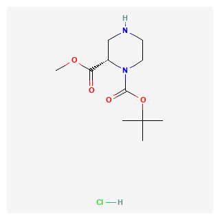 (S)-1-tert-Butyl 2-methyl piperazine-1,2-dicarboxylate hydrochloride