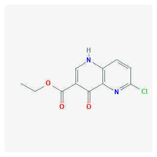 Ethyl 6-chloro-4-hydroxy-1,5-naphthyridine-3-carboxylate