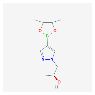 (S)-1-(4-(4,4,5,5-Tetramethyl-1,3,2-dioxaborolan-2-yl)-1H-pyrazol-1-yl)propan-2-ol