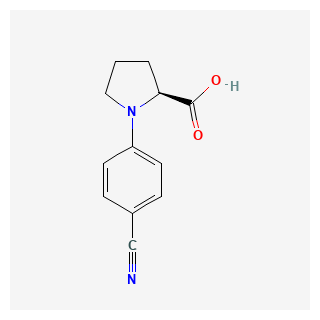 (S)-1-(4-Cyanophenyl)pyrrolidine-2-carboxylic acid