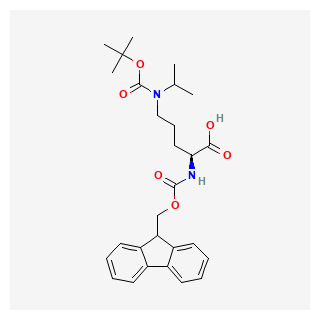 (S)-2-((((9H-Fluoren-9-yl)methoxy)carbonyl)amino)-5-((tert-butoxycarbonyl)(isopropyl)amino)pentanoic acid