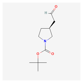 (S)-tert-Butyl 3-(2-oxoethyl)pyrrolidine-1-carboxylate