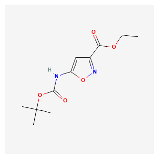 Ethyl 5-((tert-butoxycarbonyl)amino)isoxazole-3-carboxylate