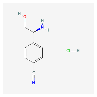 (S)-4-(1-Amino-2-hydroxyethyl)benzonitrile hydrochloride