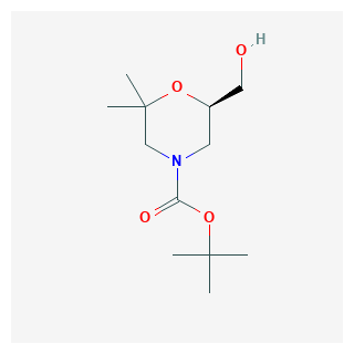 (R)-tert-Butyl 6-(hydroxymethyl)-2,2-dimethylmorpholine-4-carboxylate