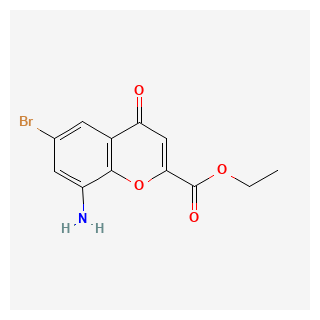 Ethyl 8-amino-6-bromo-4-oxo-4H-chromene-2-carboxylate