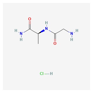 (S)-2-(2-Aminoacetamido)propanamide hydrochloride