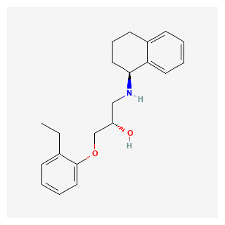 (S)-1-(2-ethylphenoxy)-3-(((S)-1,2,3,4-tetrahydronaphthalen-1-yl)amino)propan-2-ol
