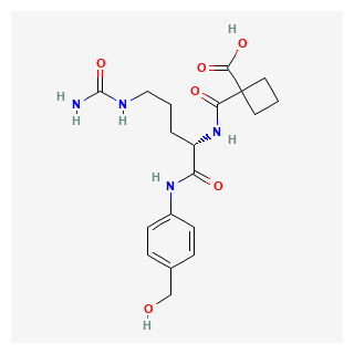 (S)-1-((1-((4-(Hydroxymethyl)phenyl)amino)-1-oxo-5-ureidopentan-2-yl)carbamoyl)cyclobutane-1-carboxylic acid