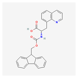 (S)-2-((((9H-Fluoren-9-yl)methoxy)carbonyl)amino)-3-(quinolin-8-yl)propanoic acid
