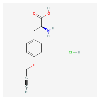 (S)-2-amino-3-(4-(prop-2-yn-1-yloxy)phenyl)propanoic acid hydrochloride
