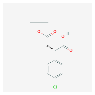 (S)-4-(tert-Butoxy)-2-(4-chlorophenyl)-4-oxobutanoic acid