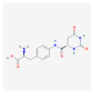 (S)-2-amino-3-(4-((S)-2,6-dioxohexahydropyrimidine-4-carboxamido)phenyl)propanoic acid