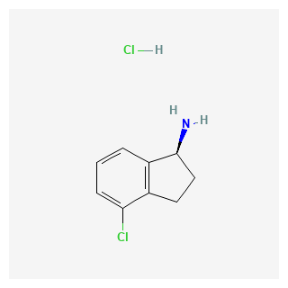 (S)-4-Chloro-2,3-dihydro-1H-inden-1-amine hydrochloride