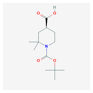 (S)-1-(tert-Butoxycarbonyl)-2,2-dimethylpiperidine-4-carboxylic acid