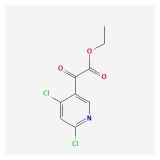 Ethyl 4,6-dichloro-α-oxo-3-pyridineacetate