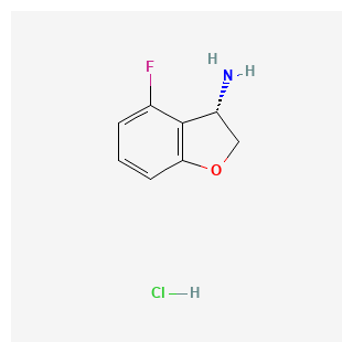 (S)-4-Fluoro-2,3-dihydrobenzofuran-3-amine hydrochloride