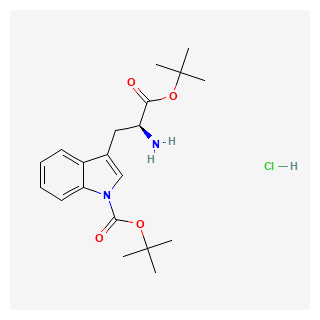 (S)-tert-Butyl 3-(2-amino-3-(tert-butoxy)-3-oxopropyl)-1H-indole-1-carboxylate hydrochloride