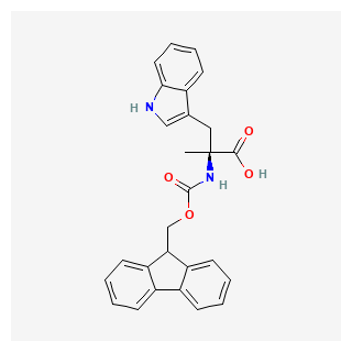 (S)-2-((((9H-Fluoren-9-yl)methoxy)carbonyl)amino)-3-(1H-indol-3-yl)-2-methylpropanoic acid