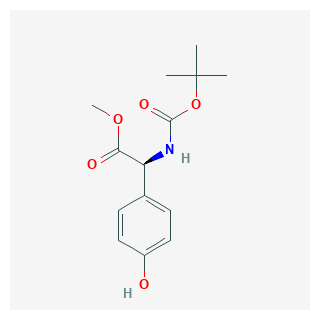 (S)-Methyl 2-((Tert-Butoxycarbonyl)Amino)-2-(4-Hydroxyphenyl)Acetate