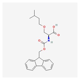 (S)-2-((((9H-Fluoren-9-yl)methoxy)carbonyl)amino)-3-(isopentyloxy)propanoic acid