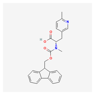 (S)-2-((((9H-Fluoren-9-yl)methoxy)carbonyl)(methyl)amino)-3-(6-methylpyridin-3-yl)propanoic acid