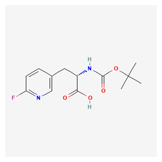 (S)-2-((tert-Butoxycarbonyl)amino)-3-(6-fluoropyridin-3-yl)propanoic acid