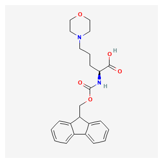 (S)-2-((((9H-Fluoren-9-yl)methoxy)carbonyl)amino)-5-morpholinopentanoic acid