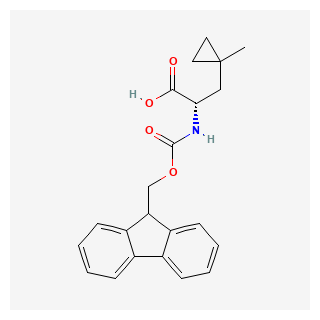 (S)-2-((((9H-Fluoren-9-yl)methoxy)carbonyl)amino)-3-(1-methylcyclopropyl)propanoic acid