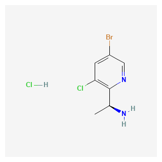 (S)-1-(5-Bromo-3-chloropyridin-2-yl)ethan-1-amine hydrochloride