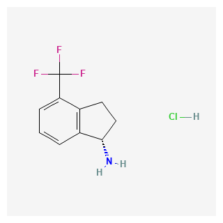 (S)-4-(Trifluoromethyl)-2,3-dihydro-1H-inden-1-amine hydrochloride