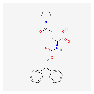 (S)-2-((((9H-Fluoren-9-yl)methoxy)carbonyl)amino)-5-oxo-5-(pyrrolidin-1-yl)pentanoic acid