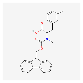 (S)-2-((((9H-Fluoren-9-yl)methoxy)carbonyl)(methyl)amino)-3-(m-tolyl)propanoic acid