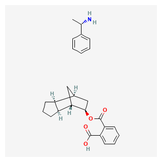 (S)-1-phenylethanaminium 2-((((3aS,4S,5R,7S,7aS)-octahydro-1H-4,7-methanoinden-5-yl)oxy)carbonyl)benzoate